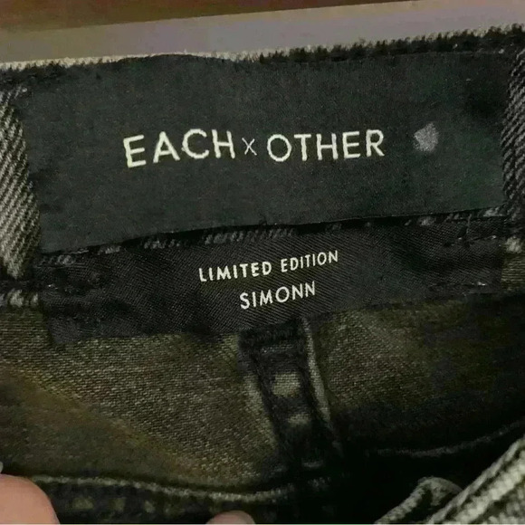 Each X Other Grey Light Wash Jeans Limited Edition Simonn, Womens Size 29 - Picture 6 of 11